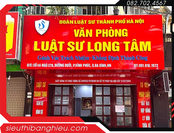 Bảng Hiệu Văn Phòng Luật Sư