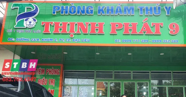 Làm bảng hiệu phòng khám thú y chuyên nghiệp