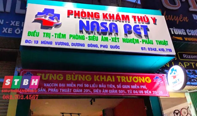 Bảng hiệu phòng khám thú y đẹp và chuyên nghiệp