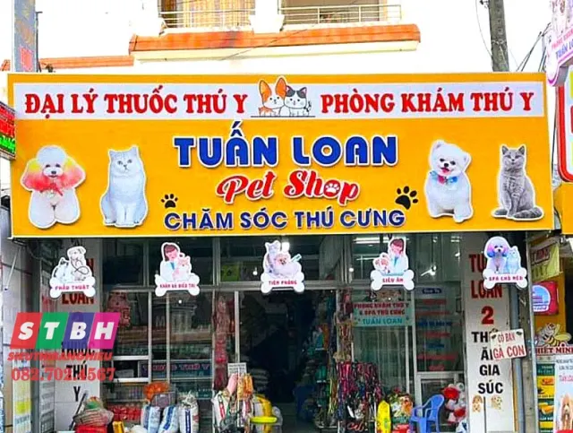 Bảng hiệu phòng khám thú y thiết kế thân thiện với khách hàng