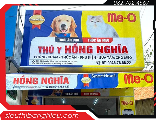 Bảng hiệu phòng khám thú y