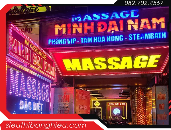 Bảng hiệu massage