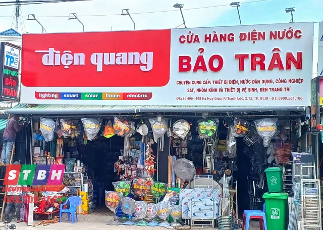 Bảng hiệu điện nước kết hợp chữ nổi