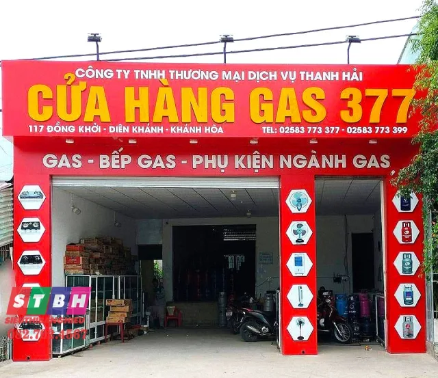 Làm bảng hiệu cửa hàng gas uy tín