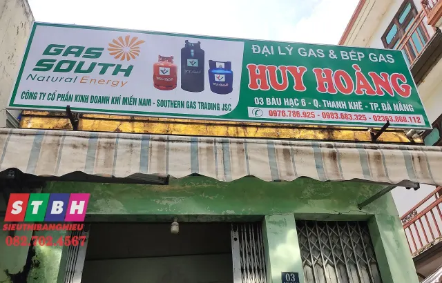 Mẫu bảng hiệu gas thân thiện, dễ nhận diện