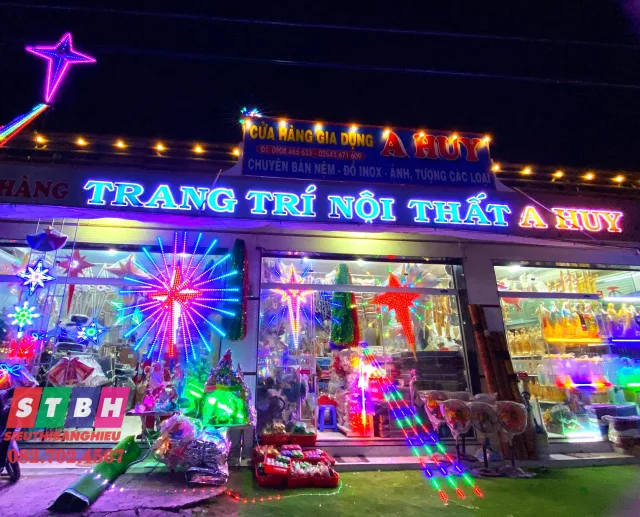 Mẫu bảng hiệu nội thất LED