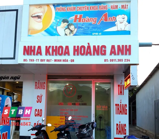 Bảng hiệu nha khoa đẹp chuẩn y tế tạo cảm giác tin cậy