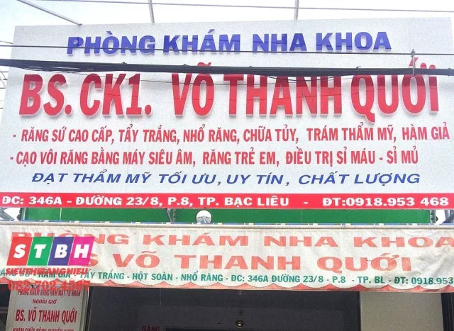 Bảng hiệu nha khoa đẹp hiện đại tăng nhận diện thương hiệu