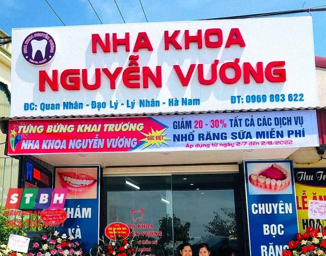 Bảng hiệu nha khoa đẹp thi công trọn gói nhanh chóng