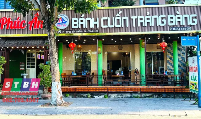 Bảng hiệu bánh tráng uy tín được nhiều chủ quán lựa chọn