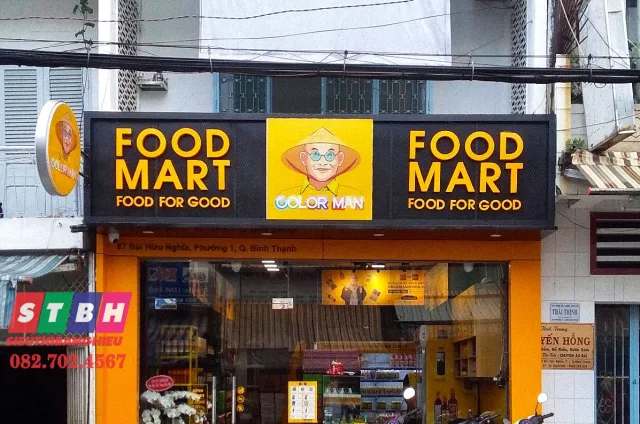 Thi công bảng hiệu quán đồ ăn vặt chuyên nghiệp