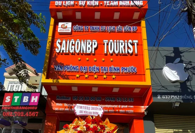 Bảng hiệu văn phòng đại diện hiện đại, chuẩn phong cách doanh nghiệp