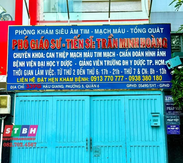 Bảng hiệu phòng mạch sang trọng đẹp uy tín dễ nhìn