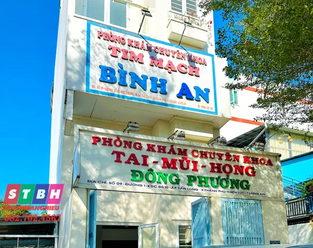 Bảng hiệu phòng mạch đẹp thi công nhanh gọn tiết kiệm