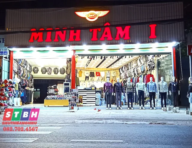 Bảng hiệu shop quần áo nam đẹp, thu hút khách nam giới