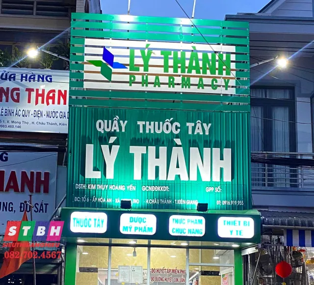 Bảng hiệu nhà thuốc Pharmacity đẹp, uy tín, chuẩn nhận diện thương hiệu