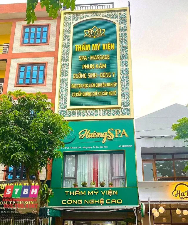 Bảng hiệu thẩm mỹ viện uy tín thi công chắc chắn an toàn