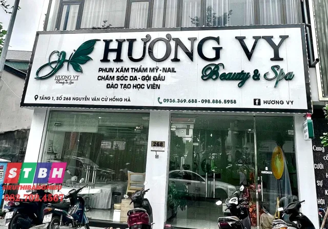 Bảng hiệu phun xăm đẹp và tinh tế cho tiệm làm đẹp
