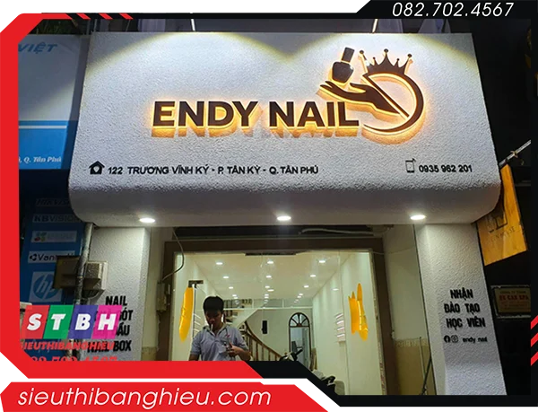 Bảng hiệu nail đẹp