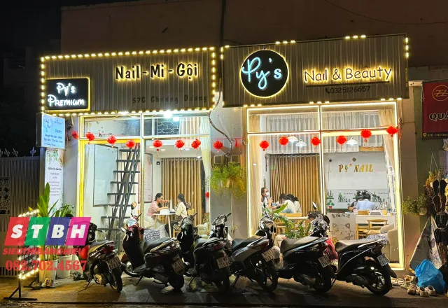 Bảng hiệu nail đẹp sang trọng phù hợp tiệm nail chuyên nghiệp