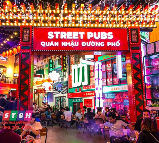 Bảng hiệu quán nhậu đẹp phong cách hiện đại thu hút khách