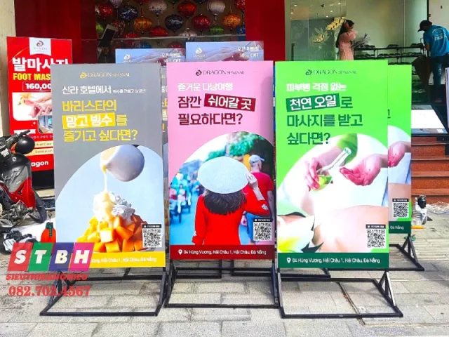 Bảng khung sắt mặt in đẹp
