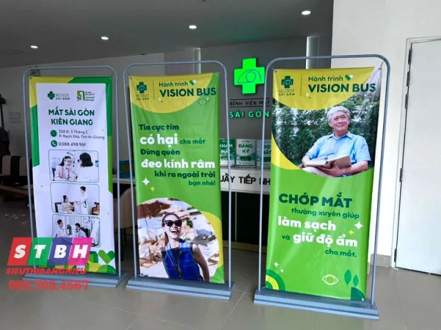 Standee quảng cáo đẹp thiết kế đơn giản nhưng hiệu quả
