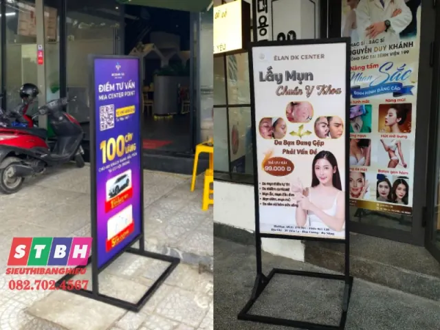 Standee Đứng in nhanh đẹp sắc nét giá tốt