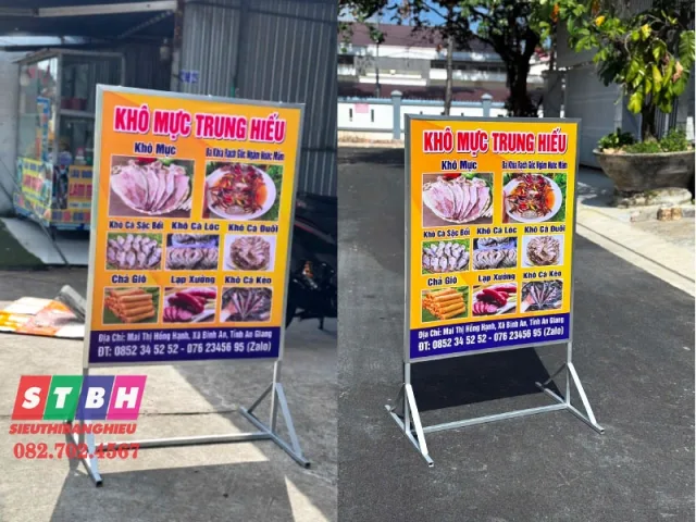 Standee Đứng giá rẻ chất lượng cao in sắc nét