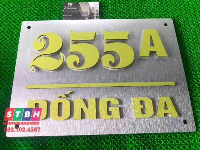 Bảng số nhà alu đẹp hiện đại uy tín chất lượng