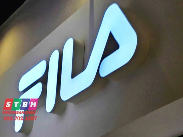 Logo mica viền inox