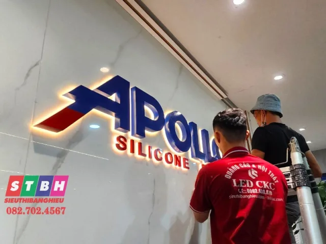 Logo alu hoặc kết hợp vật liệu