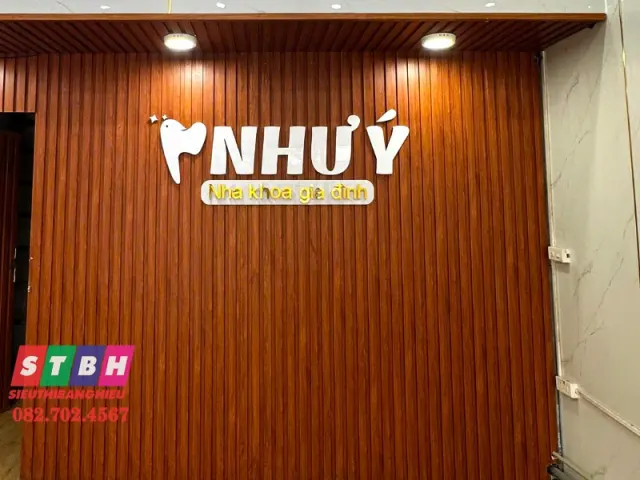 Logo chữ nổi đẹp tinh tế sang trọng giá rẻ thi công nhanh