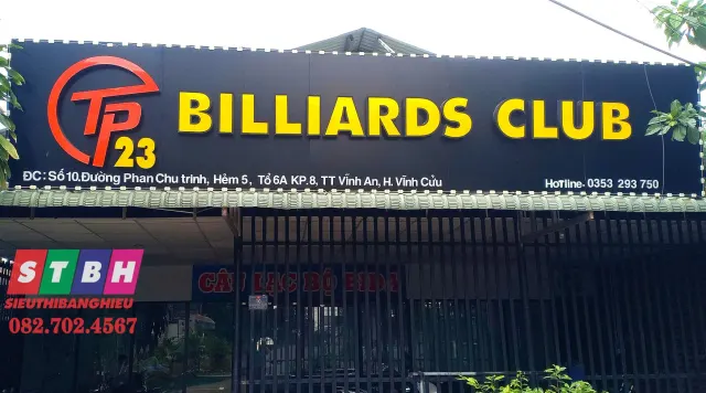 Bảng hiệu bida đẹp cho phòng chơi chuyên nghiệp