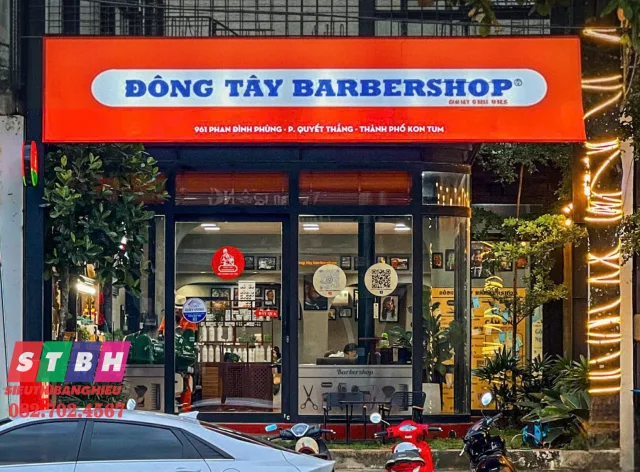 Bảng Hiệu Cắt Tóc Nam Nữ uy tín, nổi bật, thu hút khách hàng