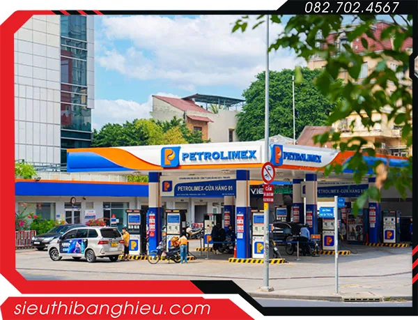 Thi Công Bảng Hiệu Cây Xăng Đúng Chuẩn Thương Hiệu – Bảng Hiệu Quảng Cáo