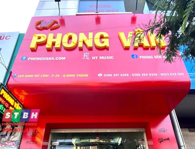 Bảng Hiệu Cửa Hàng Âm Thanh hiện đại sang trọng