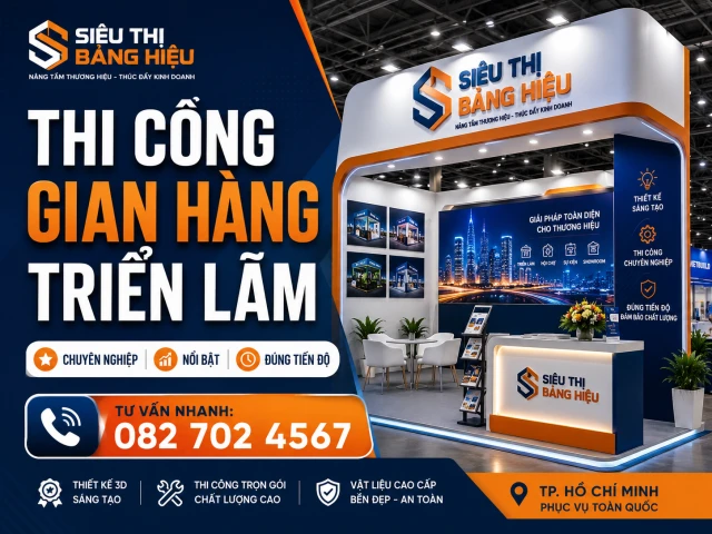 Thi Công Gian Hàng Triển Lãm Trọn Gói Tại TPHCM