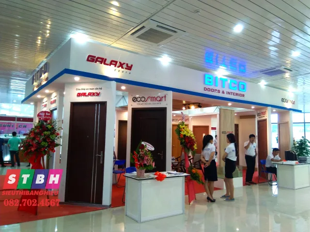Gian hàng triển lãm sang trọng dành cho thương hiệu lớn