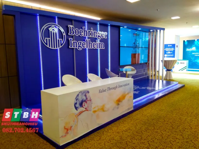 Gian hàng triển lãm đẹp giúp tăng nhận diện thương hiệu
