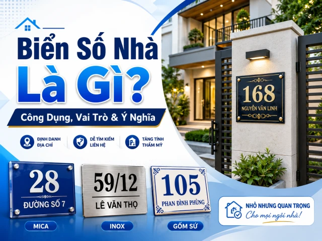 Bảng số nhà là gì
