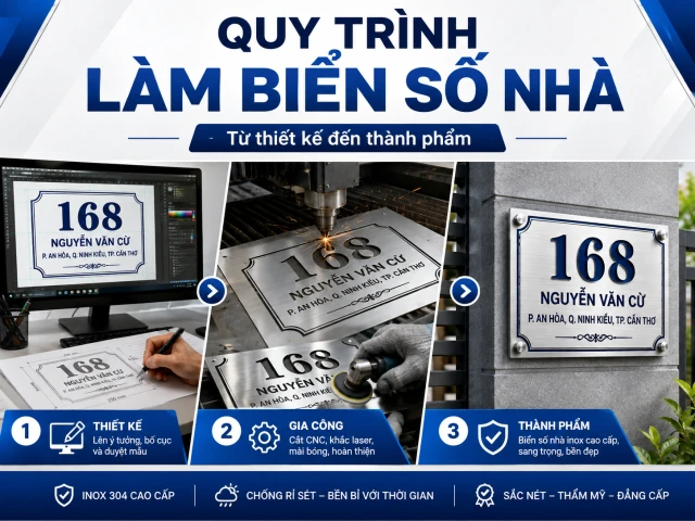 Quy Trình Làm Biển Số Nhà