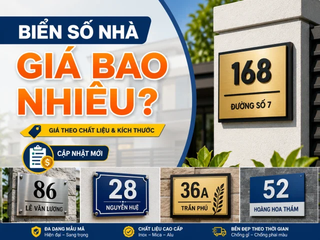 Biển số nhà giá bao nhiêu