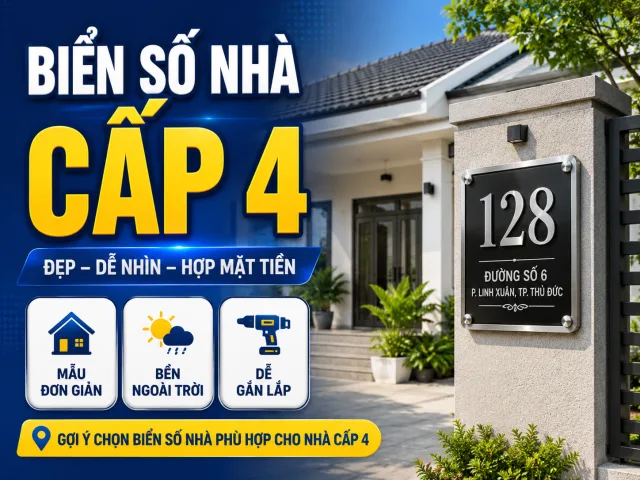 Biển Số Nhà Cấp 4