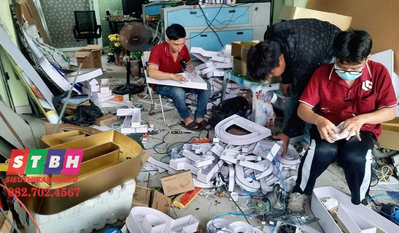 Thi công bảng hiệu