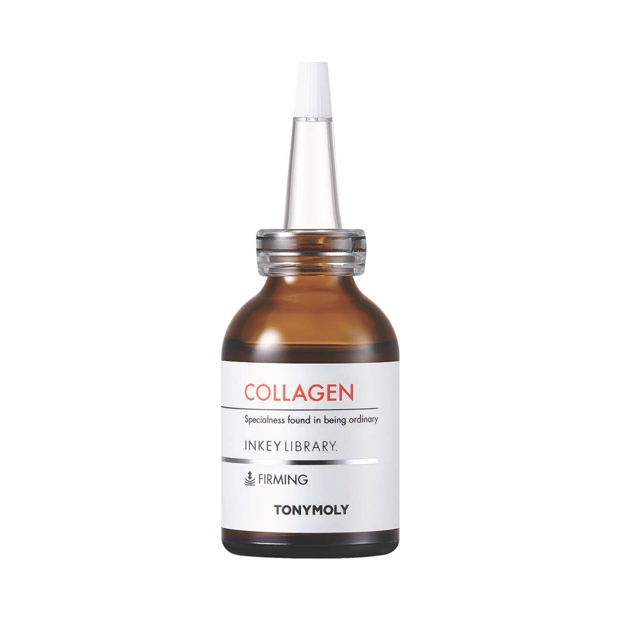 TonyMoly Inkey Library Collagen Firming Ampoule with Matrixyl & Hyaluronic Acid, Anti-Aging Serum - 30ml