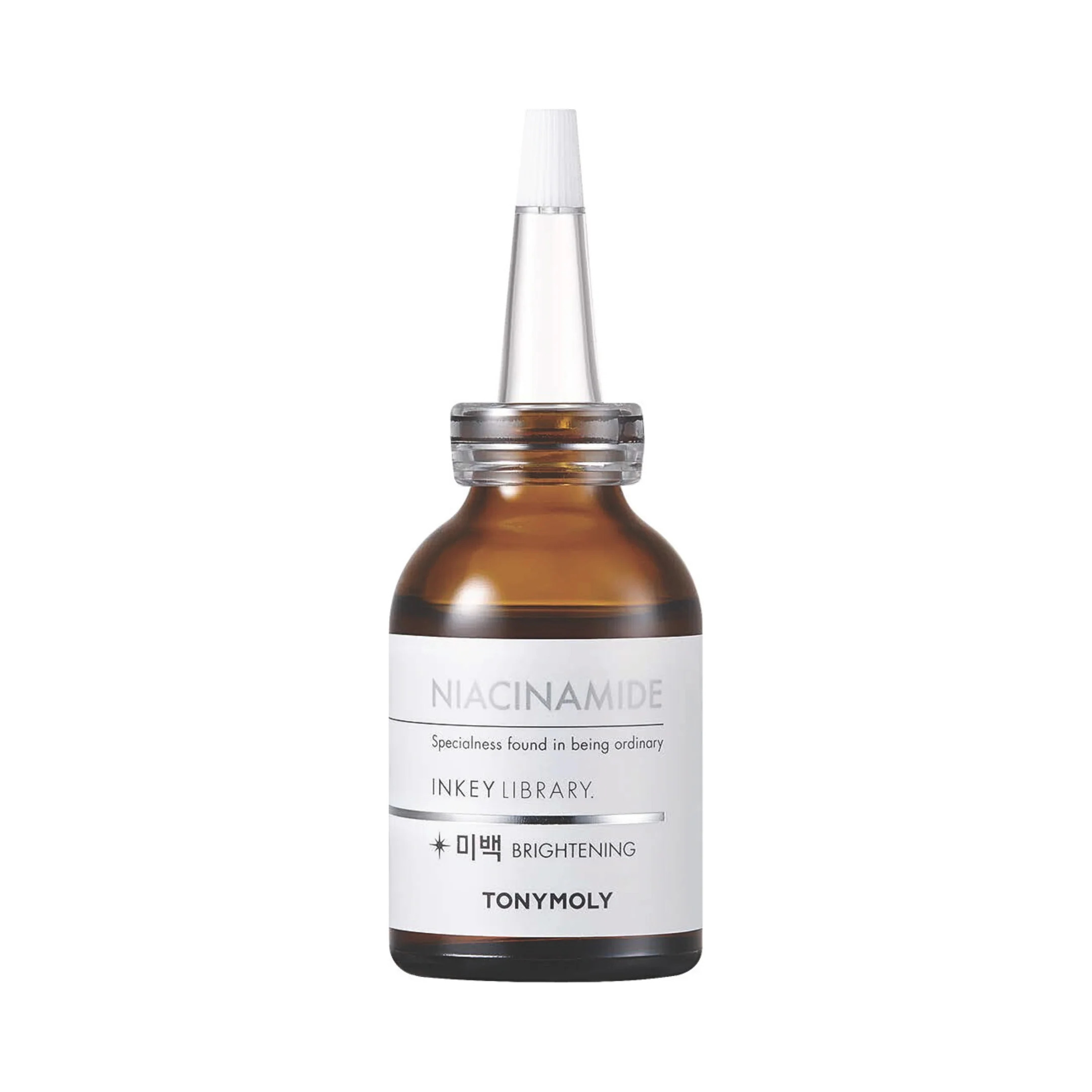 TonyMoly Inkey Library Niacinamide Brightening Ampoule – Vitamin B3 Serum for Dull, Uneven Skin, 30ml