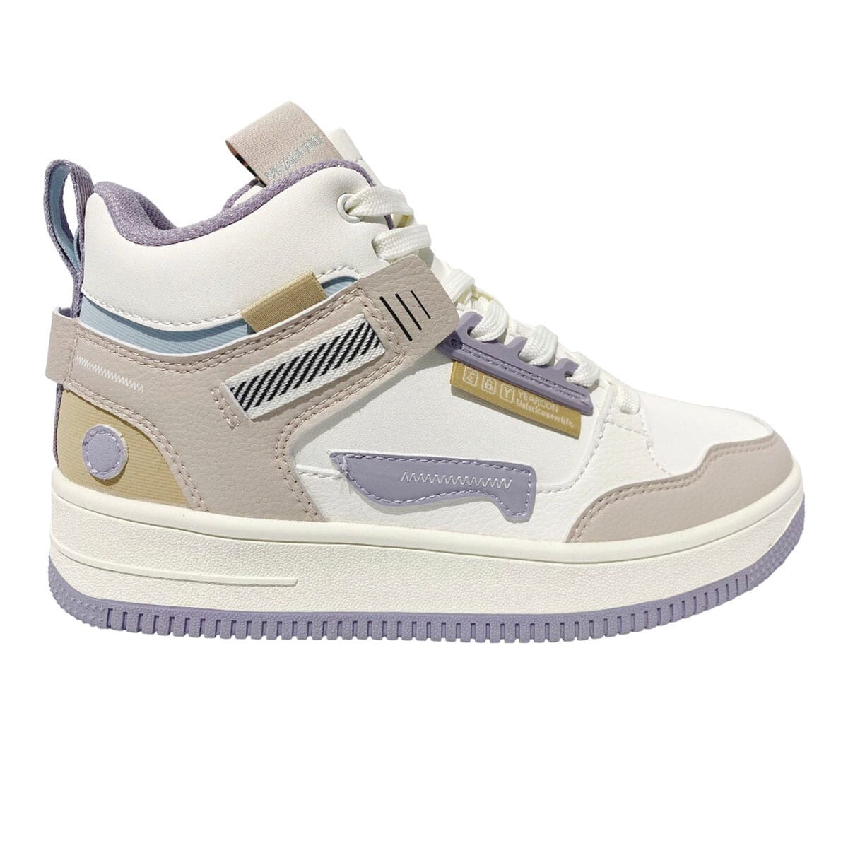 Yearcon Skateboard Shoes for Women - Comfortable Lace-Up Sneakers