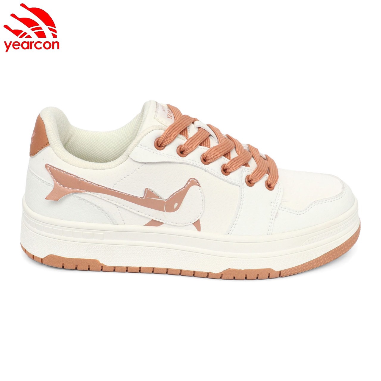 Yearcon Skateboard Shoes for Women - Sporty Lace-Up Sneakers