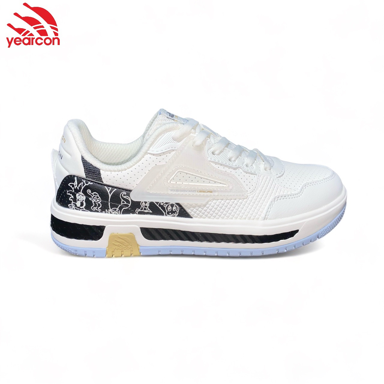 Yearcon Men's Sneakers - Icy Sole Casual Lace-Up Sports Shoes